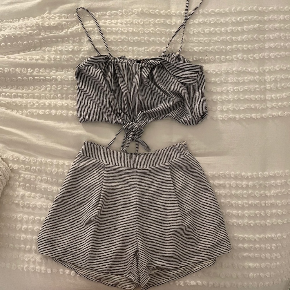 LF Striped Two-Piece Set